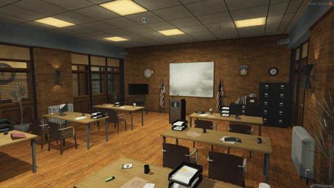 FIVEM Mrpd V2 | Enhanced Police Station MLO | Interior & Exterior | Offices & Interrogation Rooms | Optimized | Add-On | Fivem Ready | High Quality — image 26