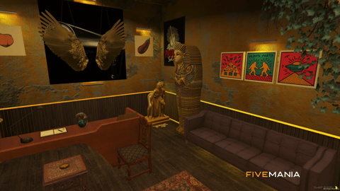 FIVEM Pharaoh Cafe | Egyptian Themed Cafe MLO | Interior & Exterior | Custom Props | Add-On | Optimized | Fivem Ready | High Quality — image 10