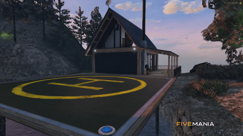 FIVEM Lake House | Modern Lake House MLO | Interior & Exterior | Helipad | Solar Panels | Deck | Add-On | Optimized | Fivem Ready | High Quality — image 12