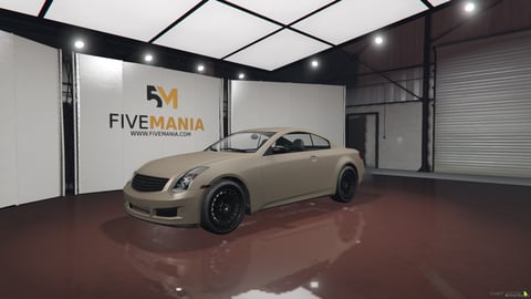 FIVEM Infiniti G35 Coupe (V35) | Realistic Sports Car [Unbadged] Add-On | Custom Wheels | High Quality Interior | Optimized | Fivem Ready | High Quality, image 3