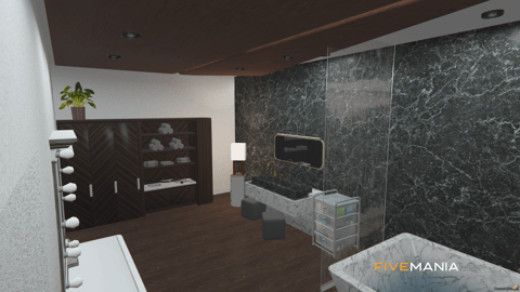 FIVEM Mirror Park Mansion | Luxury Modern Estate MLO | Interior & Exterior | Pool & Garage | Add-On | Optimized | Fivem Ready | High Quality — image 21