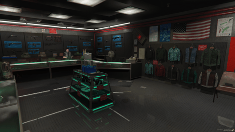 FIVEM Ammunation Reworked V2 | Custom Gun Store MLO | Interior & Exterior | Weapon Displays | Custom Props | Add-On | Optimized | Fivem Ready | High Quality — image 10