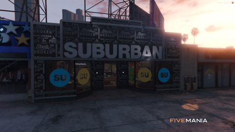 FIVEM Suburban Clothing Store V2 | Modern Clothing Store MLO | Interior & Exterior | Custom Props | Fitting Rooms | Add-On | Optimized | Fivem Ready | High Quality — image 12