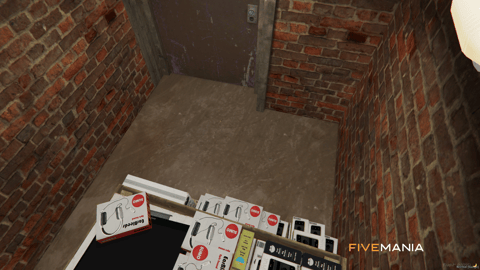 FIVEM Bloods Hood | Custom Gang Territory MLO | Interior & Exterior | Custom Graffiti | Underground Garage | Add-On | Optimized | Fivem Ready | High Quality — image 14