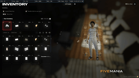FIVEM Printer | Interactive Document Creation Script | In-Game Printing | Custom Documents | Drag & Drop Placement | Add-On | Optimized | Fivem Ready | High Quality, image 26