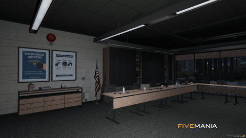 FIVEM Mission Row Police Department V2 | Enhanced Police Station MLO | Interior & Exterior | Modern Design | Detailed Offices | Garage | Add-On | Optimized | Fivem Ready | High Quality — image 12