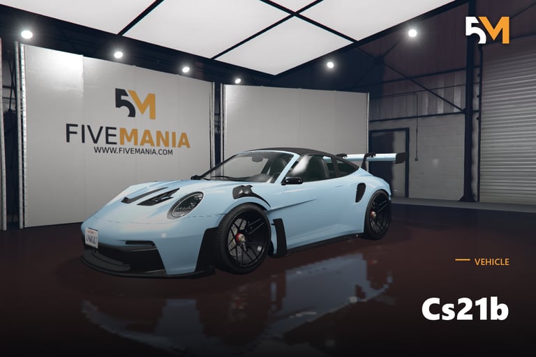 FIVEM Cs21b, Realistic Sports Car [Unbadged] Add-On