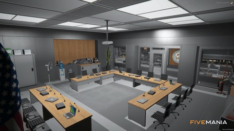 FIVEM La Puerta Lspd | Lore-Friendly Police Station MLO | Interior & Exterior | Shooting Range | Detention Cells | Conference Room | Add-On | Optimized | Fivem Ready | High Quality — image 28