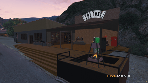 FIVEM Lost Mc River Club | Exclusive Biker Gang MLO | Interior & Exterior | Bar Area | Gym | Garage | Custom Textures | Add-On | Optimized | Fivem Ready | High Quality — image 2