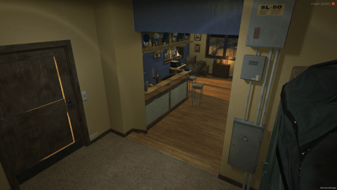 FIVEM Marabunta Hideout V2 | Detailed Gang Hideout MLO | Interior & Exterior | Bar & Office | Rooftop Access | Add-On | Optimized | Fivem Ready | High Quality — image 5