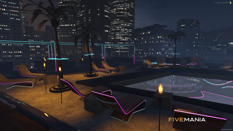 FIVEM Tropical Heights Nightclub | Vibrant Nightclub MLO | Interior & Exterior | Rooftop Pool | Custom Lighting | Add-On | Optimized | Fivem Ready | High Quality — image 20