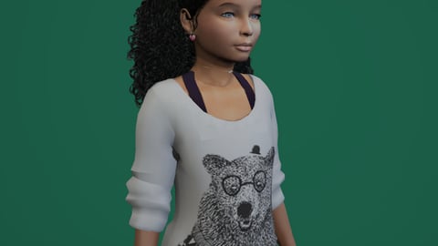 Naomi | Female Teen Ped | Multiple Outfits | Optimized & Fivem Ready [Add-On] — image 2