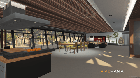 FIVEM Mirror Park Mansion | Luxury Modern Estate MLO | Interior & Exterior | Pool & Garage | Add-On | Optimized | Fivem Ready | High Quality — image 11