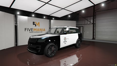 FIVEM Land Rover Range Rover (L460) | Lore Friendly Police SUV | Working Emergency Lights | Detailed Interior | Custom Livery | Optimized | Fivem Ready | High Quality, image 3