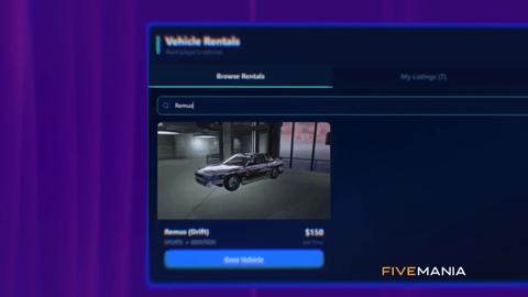 FIVEM Advanced Car Rental Business | Comprehensive Vehicle Rental Script | UI & Management Panel | Custom Vehicles | Payment System | Add-On | Optimized | Fivem Ready | High Quality, image 30