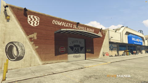 FIVEM Route 68 Garage | Custom Mechanic Shop MLO | Interior & Exterior | Add-On | Optimized | Fivem Ready | High Quality — image 2