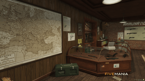 FIVEM Ammunation Reworked V3 | Custom Weapon & Clothing Shop MLO | Interior & Exterior | Modern Design | Optimized | Add-On | Fivem Ready | High Quality — image 5