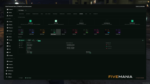 FIVEM Police Records Mdt | Comprehensive Police Records System | Evidence Tracking | Personnel Management | Custom Themes | Integrated Dispatch | Add-On | Optimized | Fivem Ready | High Quality, image 48