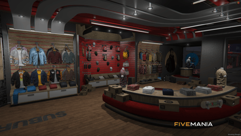 FIVEM Suburban Clothing Store V2 | Modern Clothing Store MLO | Interior & Exterior | Custom Props | Fitting Rooms | Add-On | Optimized | Fivem Ready | High Quality — image 5