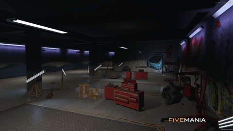 FIVEM Los Santos Customs | Expanded Mechanic Shop MLO | Interior & Exterior | Waiting Area | Storage Room | Add-On | Optimized | Fivem Ready | High Quality — image 19