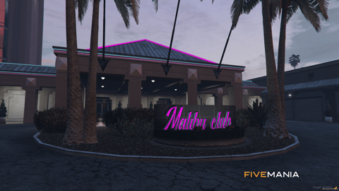 FIVEM Malibu Club | Vibrant Nightclub MLO | Interior & Exterior | DJ Booth | Bar Area | Neon Lighting | Add-On | Optimized | Fivem Ready | High Quality — image 2