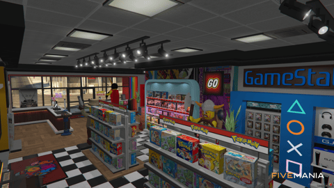 FIVEM Toyland | Multi-Level Toy Store & Entertainment MLO | Interior & Exterior | Arcade Games | Office Space | Add-On | Optimized | Fivem Ready | High Quality — image 6