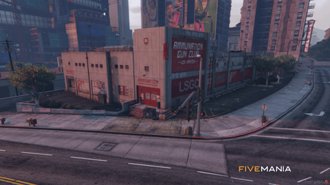 FIVEM Ammunation Big Reworked | Expanded Gun Store MLO | Interior & Exterior | Shooting Range | Locker Room | Weapon Displays | Add-On | Optimized | Fivem Ready | High Quality — image 3