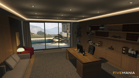 FIVEM Richman Royal Manor | Luxury Modern Estate | Interior & Exterior | Swimming Pool | Add-On | Optimized | Fivem Ready | High Quality — image 12