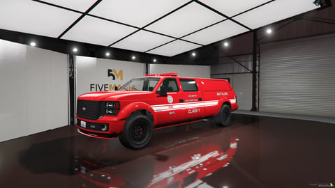 FIVEM Ford F-Series Super Duty | Lore Friendly Fire Department Truck | Working Lights | Custom Liveries | Detailed Interior & Exterior | Add-On | Optimized | Fivem Ready | High Quality, image 3