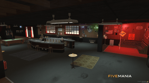 FIVEM Lostmc Club | Biker Gang Hideout MLO | Interior & Exterior | Bar & Garage | Add-On | Optimized | Fivem Ready | High Quality — image 20