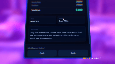 FIVEM Advanced Car Rental Business | Comprehensive Vehicle Rental Script | UI & Management Panel | Custom Vehicles | Payment System | Add-On | Optimized | Fivem Ready | High Quality, image 20