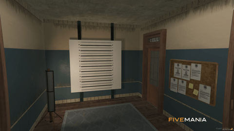 FIVEM Mesa Police Department | Detailed Police Station MLO | Interior & Exterior | Jail Cells | Briefing Room | Armory | Add-On | Optimized | Fivem Ready | High Quality — image 28