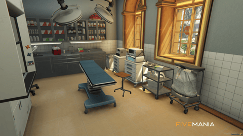 FIVEM Sandy Hospital | Fully Equipped Hospital MLO | Interior & Exterior | Pharmacy | Waiting Room | Add-On | Optimized | Fivem Ready | High Quality — image 26