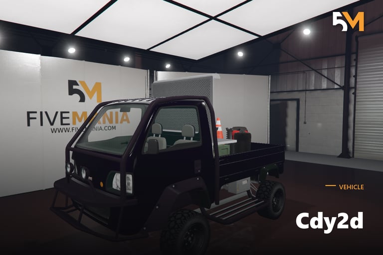 FIVEM Cdy2d, Utility Off-Road Pickup [Unbadged] Add-On