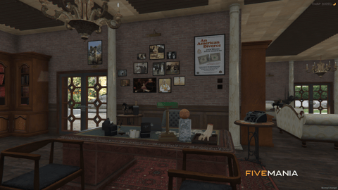 FIVEM Mafia Mansion | Luxury Criminal Estate MLO | Interior & Exterior | Custom Props | Secure Office | Optimized | Fivem Ready | High Quality | Add-On — image 28