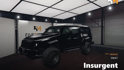FIVEM Swat Insurgent | Armored Police Vehicle Add-On | Working Lights | Custom Livery | Add-On | Optimized | Fivem Ready | High Quality cover