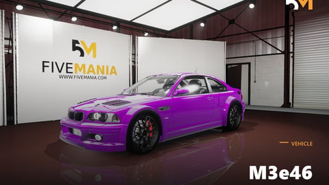 FIVEM M3e46 | Realistic Sports Car [Unbadged] Add-On | Tuning Parts | Working Lights | Optimized | Fivem Ready | High Quality cover