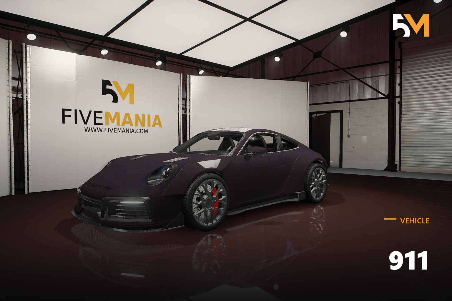 FIVEM 911 | Realistic Sports Car [Unbadged] Add-On | Interior & Exterior | Working Lights | Tuning Parts | Optimized | Fivem Ready | High Quality