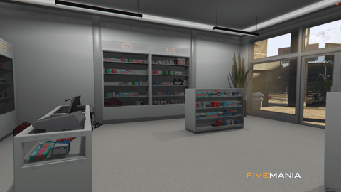 FIVEM Eclipse Medical Tower | Comprehensive Hospital MLO | Interior & Exterior | Pharmacy | Lab | Coffee Shop | Underground Parking | Add-On | Optimized | Fivem Ready | High Quality — image 22