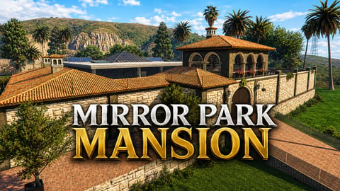 FIVEM Mirror Park Mansion | Luxury Modern Estate MLO | Interior & Exterior | Pool & Garage | Add-On | Optimized | Fivem Ready | High Quality cover