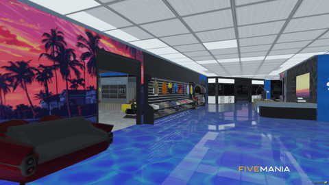 FIVEM West Coast Garage | Full-Service Garage MLO | Interior & Exterior | Multiple Repair Bays | Office & Lounge | Add-On | Optimized | Fivem Ready | High Quality — image 6