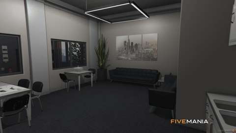 FIVEM Vinewood Police Department | Detailed Police Station MLO | Interior & Exterior | Offices & Jail Cells | Parking Garage | Add-On | Optimized | Fivem Ready | High Quality — image 14