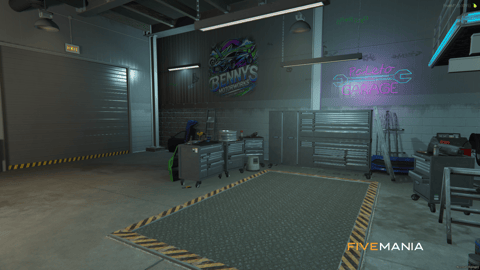 FIVEM Paleto Bennys | Custom Mechanic Shop MLO | Interior & Exterior | Lounge Area | Stunt Track | Custom Props | Add-On | Optimized | Fivem Ready | High Quality — image 8