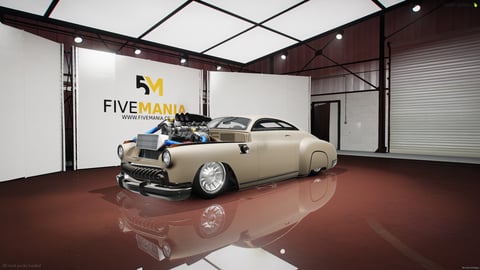 FIVEM Hermes | Custom Hot Rod [Unbadged] Add-On | Exposed Engine | Tuning Parts | Custom Wheels | Lowrider Stance | Add-On | Optimized | Fivem Ready | High Quality — image 3