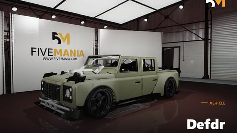 FIVEM Defdr | Modified Utility Truck [Unbadged] Add-On | Widebody Kit | Roll Cage | Custom Wheels | Tuning Parts | Optimized | Fivem Ready | High Quality cover