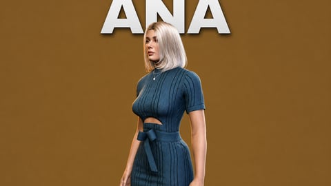 Ana | Female Ped | Multiple Outfits | Optimized & Fivem Ready [Add-On] cover