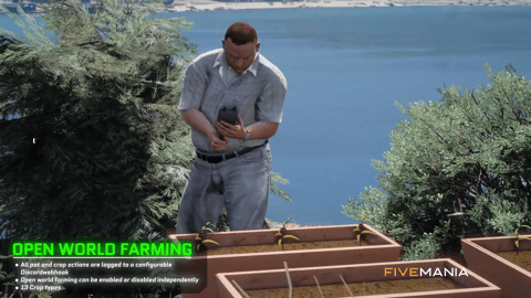 FIVEM Farming Job Script | Immersive Roleplay Activity | Group Job | Milking & Fence Repairs | Farm Health System | Open World Farming | Crop Growth | Add-On | Optimized | Fivem Ready | High Quality, image 12