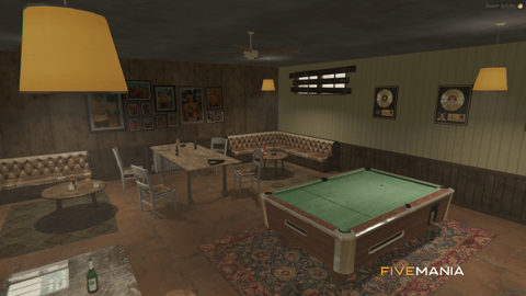 FIVEM Vagos Stash | Gang Hideout MLO | Interior & Exterior | Bar Area | Pool Table | Add-On | Optimized | Fivem Ready | High Quality — image 6
