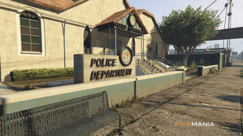FIVEM Mesa Police Department | Detailed Police Station MLO | Interior & Exterior | Jail Cells | Briefing Room | Armory | Add-On | Optimized | Fivem Ready | High Quality — image 2