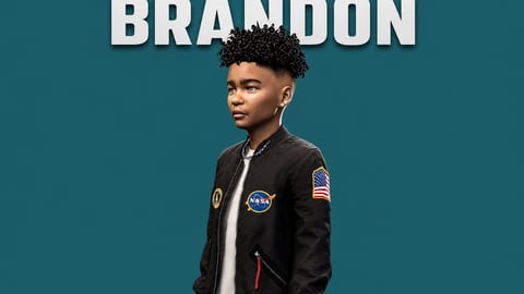 Brandon | Male Teen Ped | Multiple Outfits | Optimized & Fivem Ready [Add-On] cover